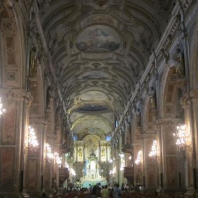 Intérieur de la cathédrale métropolitana de Santiago