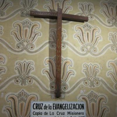 Copie de la croix de Colomb dans la cathédrale de la Rioja