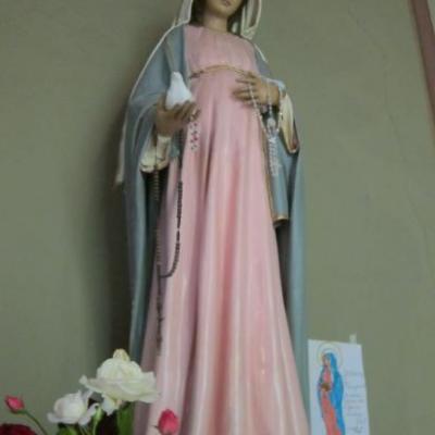 Vierge enceinte dans l'église San Francisco