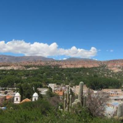 Vue d'ensemble de Humahuaca