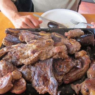 Parrilla au déjeuner