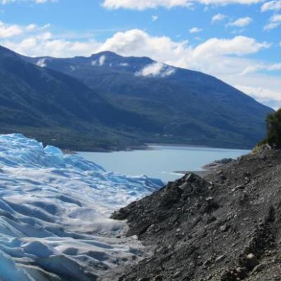 Petit trek (en crampons) sur le glacier Perito Moreno