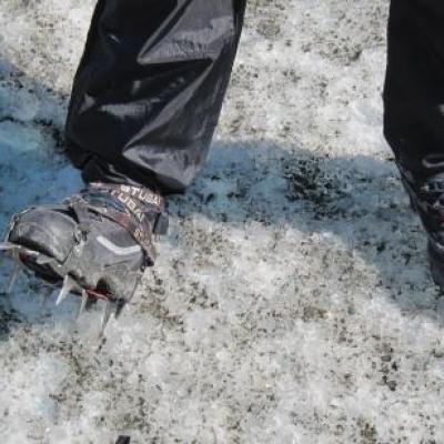 Petit trek (en crampons) sur le glacier Perito Moreno