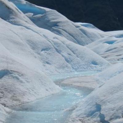 Petit trek (en crampons) sur le glacier Perito Moreno