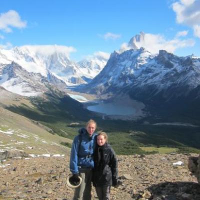 Loma del Pliegue Tumbado : vue du Fitz Roy et du Torre