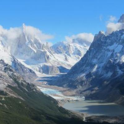 Loma del Pliegue Tumbado : vue du Fitz Roy et du Torre