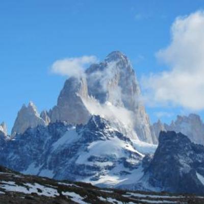 Loma del Pliegue Tumbado : vue du Fitz Roy et du Torre