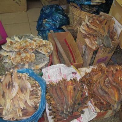 Un marche typique a Phnom Penh