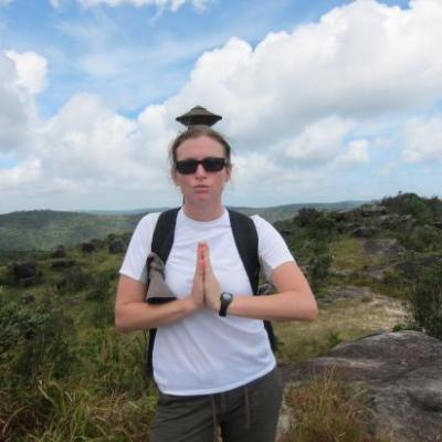 Le Cambodge, ca la rend zen...