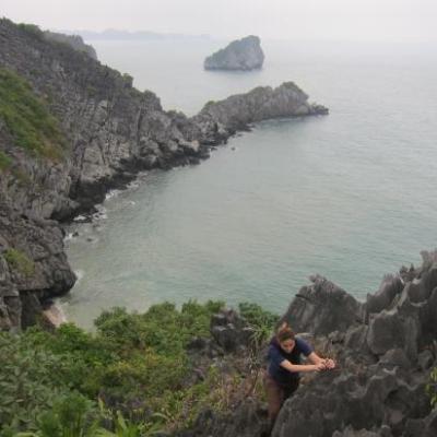 vue depuis le sommet de l'île aux singes