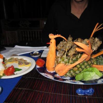 Diner gastronomique imperial a Hue (dedicace Catherine)