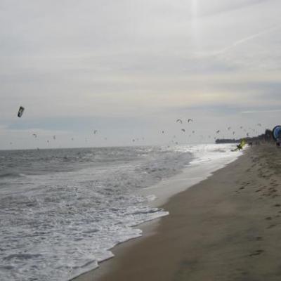 plage de Mui et ses kite surfs