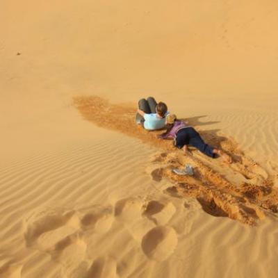 Luges de sable sur les dunes de Mui Ne