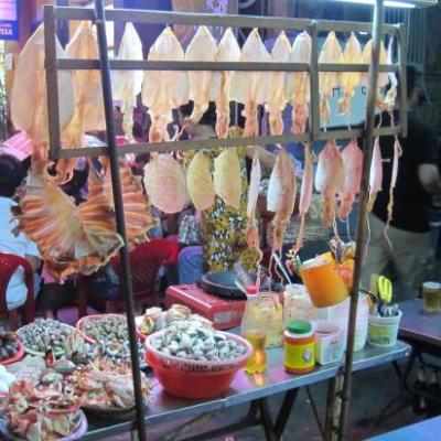 Marchand ambulant de morues sechees