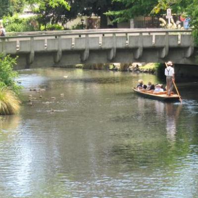 La riviere Avon a Christchurch