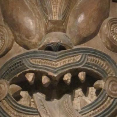 Musee de Canterbury (masque Maori) a Christchurch