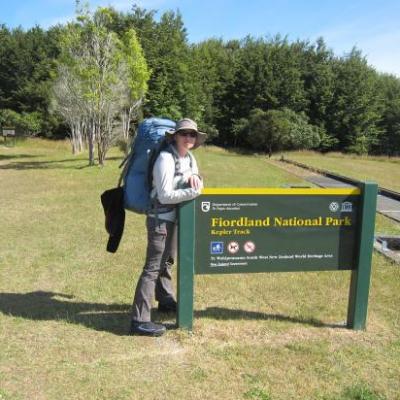 Debut du Kepler Track (quand Julia avait encore le sourire et des pieds en bon etat)