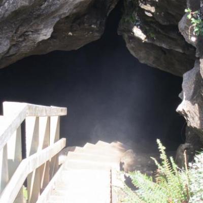 Entree de la grotte sur le Kepler track