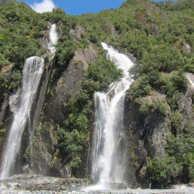 Cascade a Franz Joseph Glacier