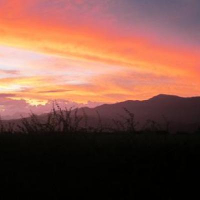 Coucher de soleil a Abel Tasman