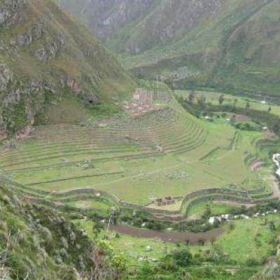 Ruines sur le chemin des Incas