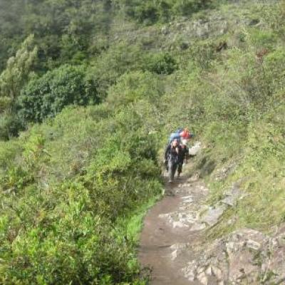 Ca grimpe sévère sur le chemin des Incas !