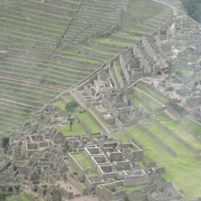 Vue du Machu Picchu depuis le Waynapicchu
