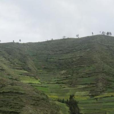Site inca de Pisac (vue sur la vallée)