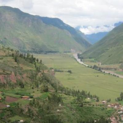 Site inca de Pisac (vue sur la vallée)