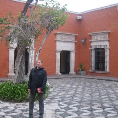 Cour intérieure de la Casa de Moral à Arequipa