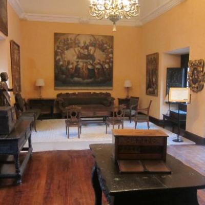 Intérieur d'époque de la Casa de Moral à Arequipa