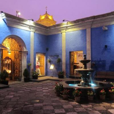 Cour intérieure d'une ancienne demeure cossue d'Arequipa