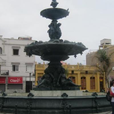 Fontaine de Tacna dessinée par Gustave Eiffel